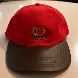 Bodega Boston LA Crest Cap - red color.